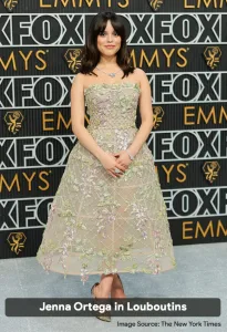 Jenna Ortega in Louboutins