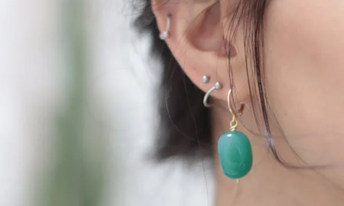 Sea-green-earring-and-piercings