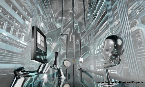 Chromatic theme VR shopping