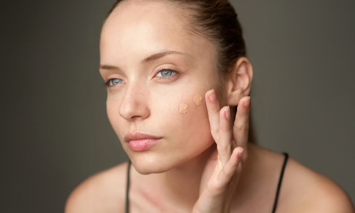 Foundation-dots-on-face