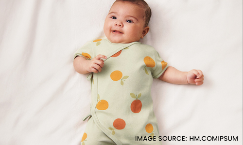 Baby-wearing-fruit-printed-dress