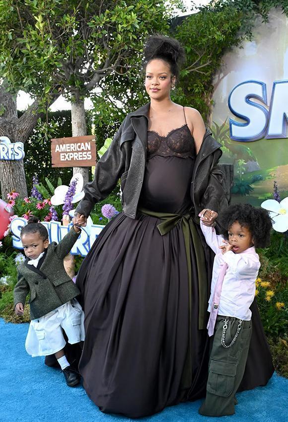 Rihanna’s Red Carpet Look Is a Dior-Stamped Family Affair