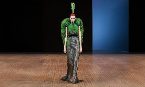 A Couture Shadowplay in Black