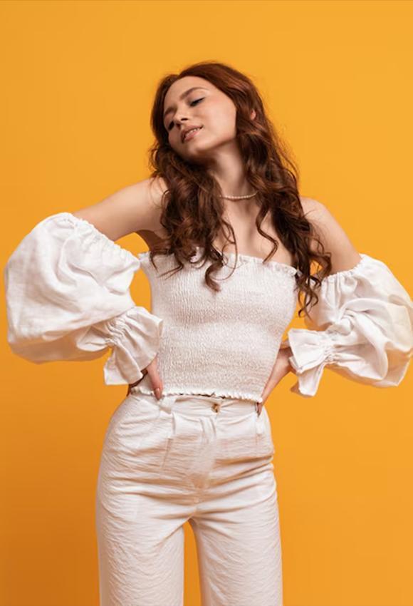 How to Wear Shirred Tops: The Chicest Style Moves