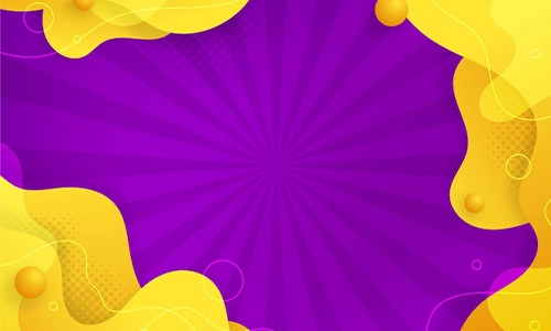 Purple and Yellow