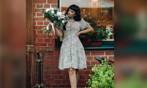 Puff-Sleeve Mini Dresses