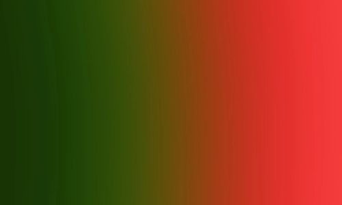 Red and Green Outside