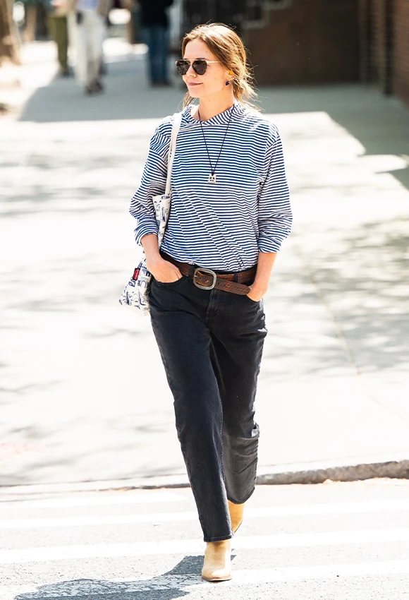 Katie Holmes’s New York It-Bag Is Effortless Spring Chic