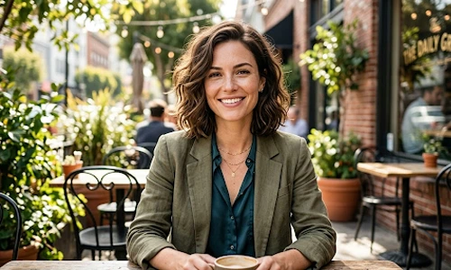 wavy bob for square shape faces