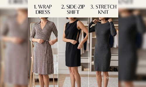 Different dress styles that are easy to zip without help