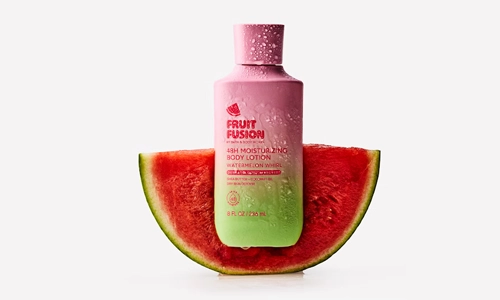 Bath & Body Works Fruit Fusion collection featuring bright fruity fragrance products