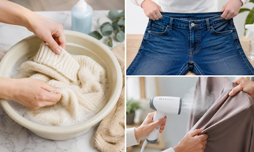 Use different techniques to prevent your clothing from shrinking
