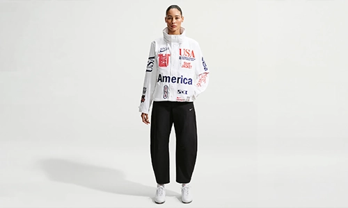 Nike football-inspired streetwear with a modern oversized look.