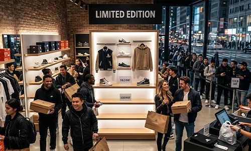 Limited-edition World Cup collaboration products driving high demand and fast sellouts.
