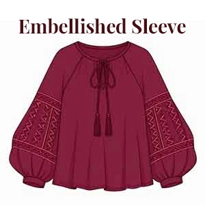 Embellished Sleeve