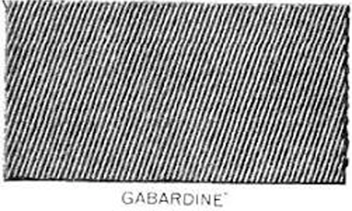 image of what a gabardine fabric looks like