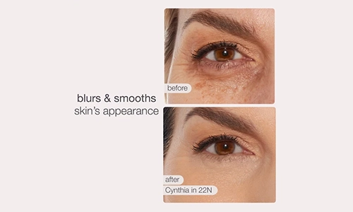 creaseless creamy concealer blurs and smooths skin's appearance