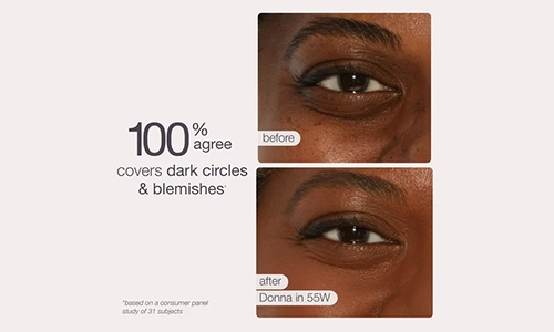 Tarte creasless creamy concealer covers dark circles and blemishes naturally